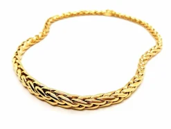 Collier Maille palmier Or jaune
