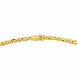 Collier Maille palmier Or jaune