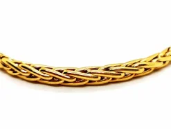 Collier Maille palmier Or jaune