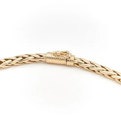 Collier Maille palmier Or jaune