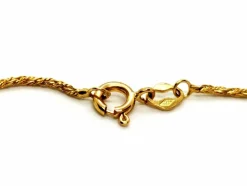 Collier Maille palmier Or jaune