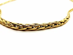 Collier Maille palmier Or jaune