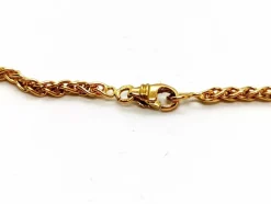 Collier Maille palmier Or jaune