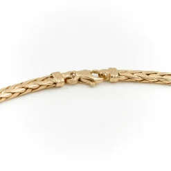 Collier Maille palmier Or jaune