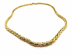 Collier Maille palmier Or jaune