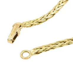 Collier Maille palmier Or jaune