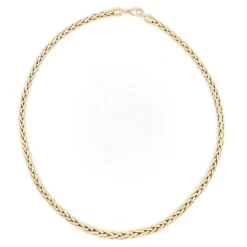 Collier Maille palmier Or jaune