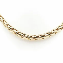 Collier Maille palmier Or jaune