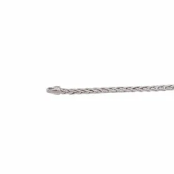 Collier Maille palmier Or blanc