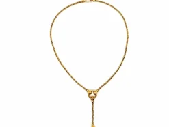 Collier Maille palmier Or jaune