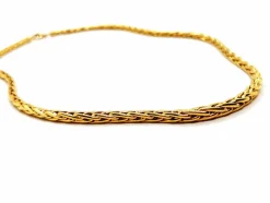 Collier Maille palmier Or jaune