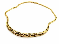 Collier Maille palmier Or jaune