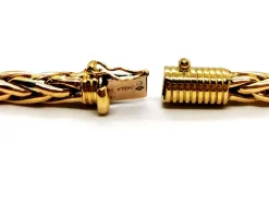 Collier Maille palmier Or jaune