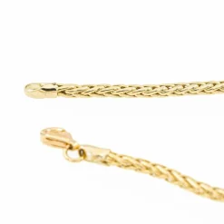 Collier Maille palmier Or jaune