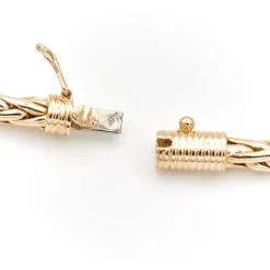 Collier Maille palmier Or jaune