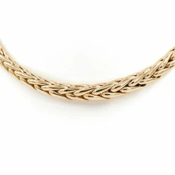 Collier Maille palmier Or jaune