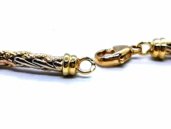 Collier Maille palmier Or jaune