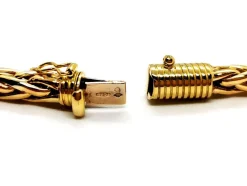 Collier Maille palmier Or jaune