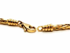 Collier Maille palmier Or jaune