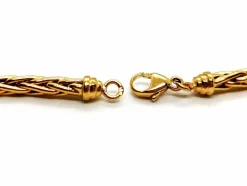 Collier Maille palmier Or jaune