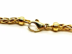 Collier Maille palmier Or jaune
