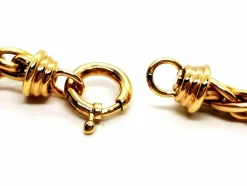 Collier Maille palmier Or jaune