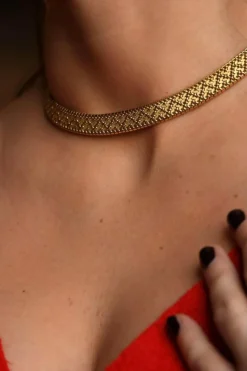 Collier Maille polonaise Or jaune