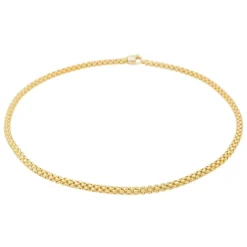 Collier Maille pop corn Or jaune