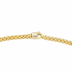 Collier Maille pop corn Or jaune