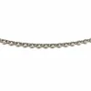 Collier Maille ronde Or blanc