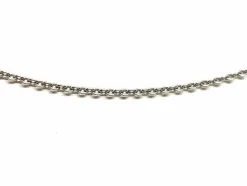 Collier Maille ronde Or blanc