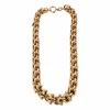 Collier maille royale en or jaune