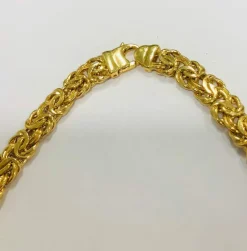 Collier maille royale or jaune