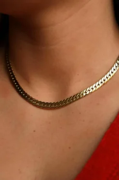 Collier Maille serpent Or jaune