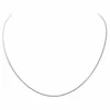 Collier Maille serpentine Or blanc