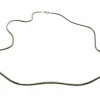 Collier Maille serpentine Or blanc