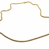 Collier Maille serpentine Or jaune