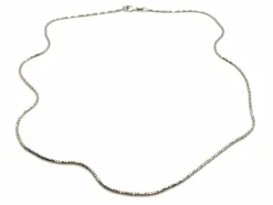 Collier Maille serpentine Or blanc