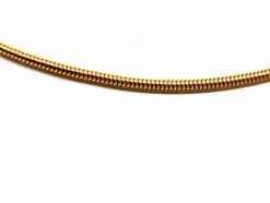 Collier Maille serpentine Or jaune