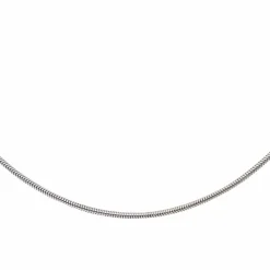 Collier Maille serpentine Or blanc