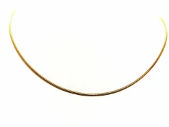Collier Maille serpentine Or jaune