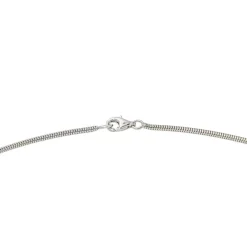 Collier Maille serpentine Or blanc