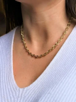 Collier Maille souple Or jaune