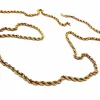 Collier Maille torsadée Or jaune