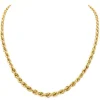 Collier Maille torsadée Or jaune