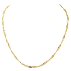 Collier Maille torsadée Or jaune