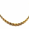 Collier Maille torsadée Or jaune