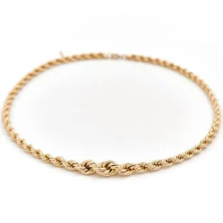 Collier Maille torsadée Or jaune