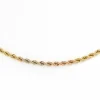 Collier Maille torsadée Or jaune