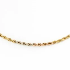 Collier Maille torsadée Or jaune